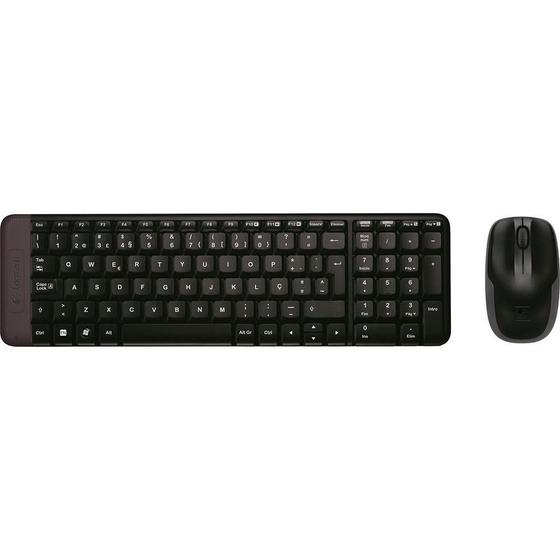 Kit De Teclado E Mouse Sem Fio Logitech Mk220 - Imagem 2