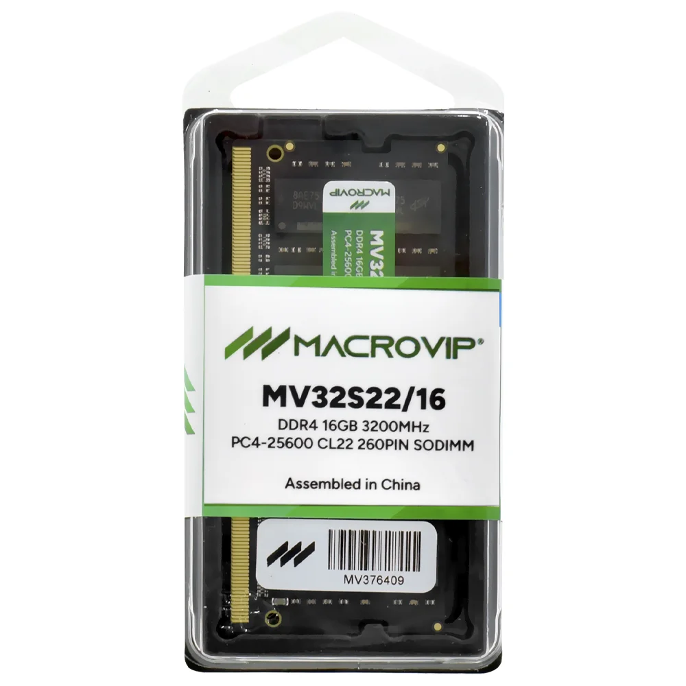 MEMORIA DDR4 16GB 3200 MHZ MACROVIP MV32S22/16 NB - Imagem 4